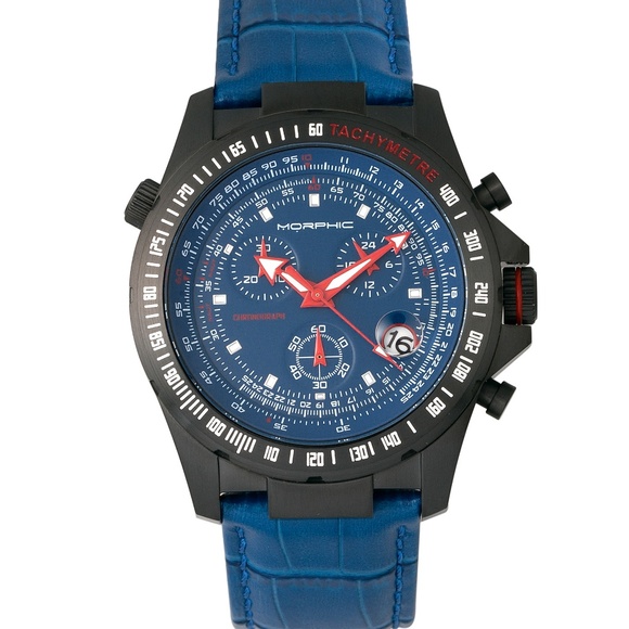 NWT Blue Full-Function Chronograph Watch